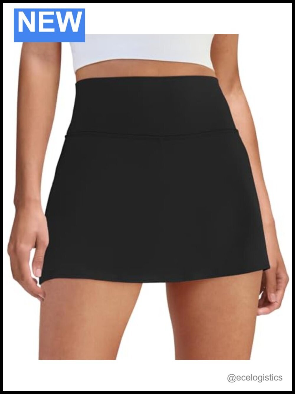 High Waisted Skort with Pockets Tennis Golf Athletic Skirt Shorts